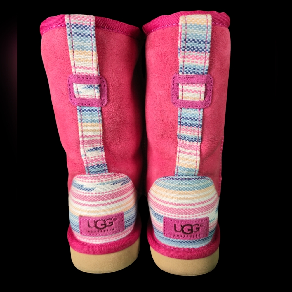 UGG Pink and Rainbow Winter Boots - Picture 12 of 12